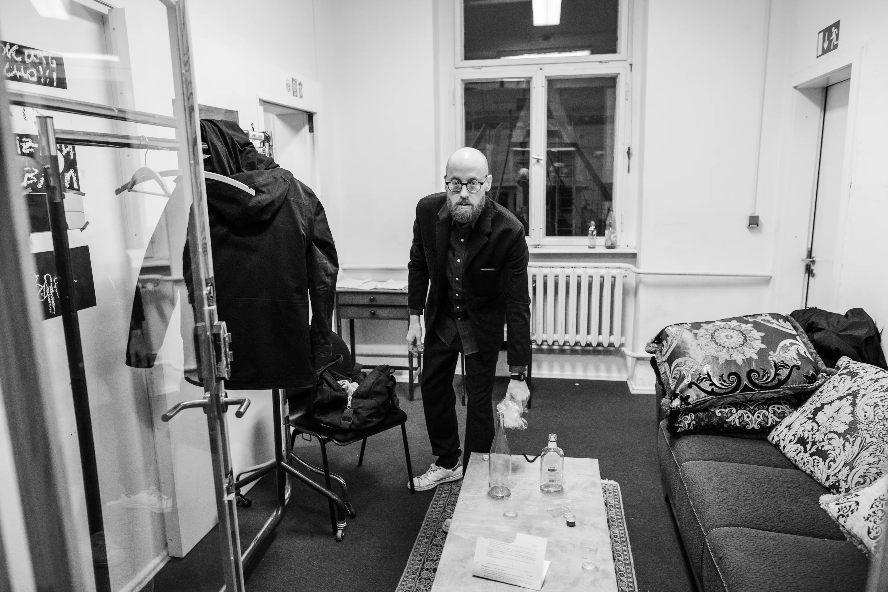 Boris Nielsen bei der Arbeit